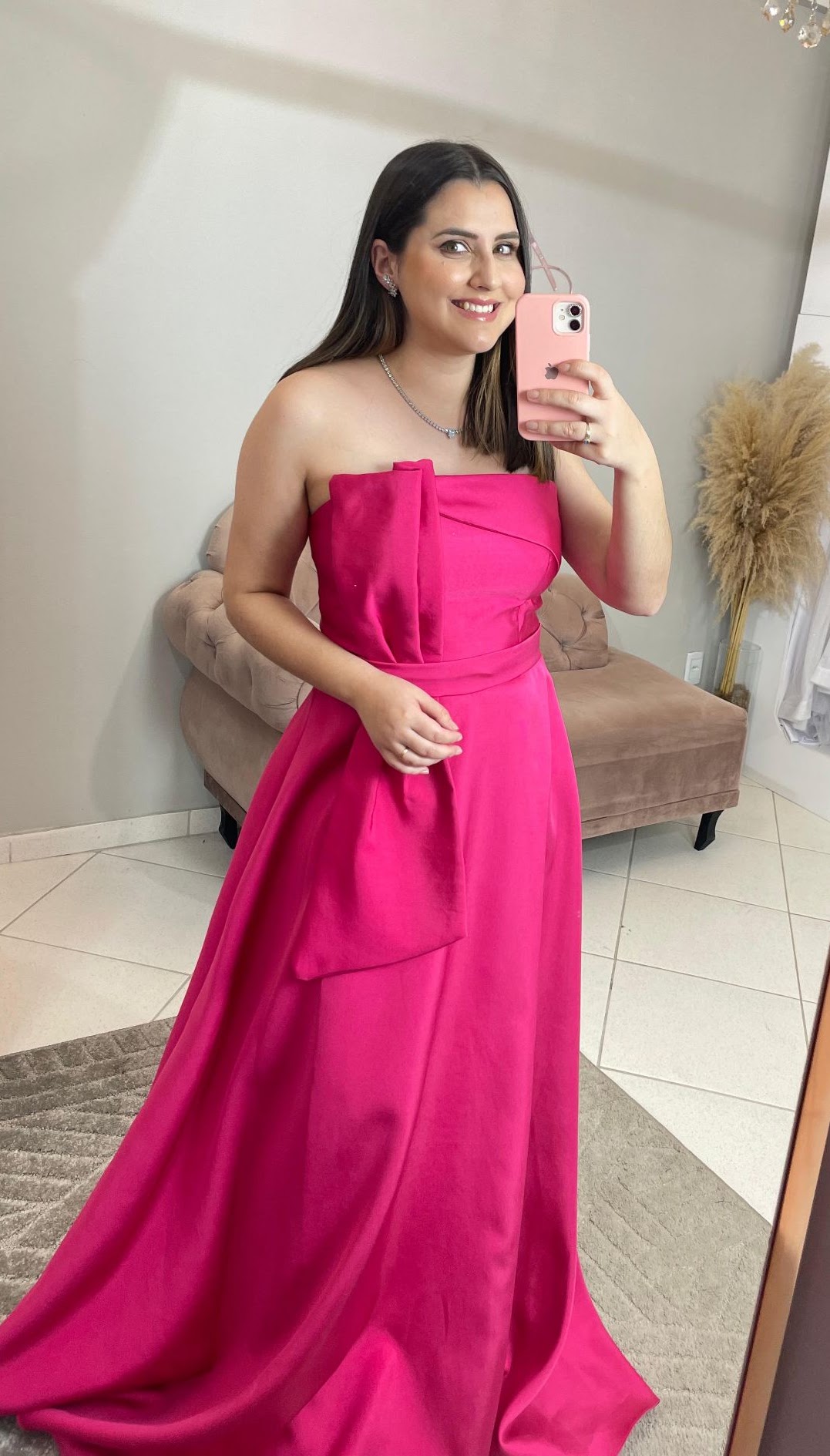 Vestido Rosa Pink Tamanho G
