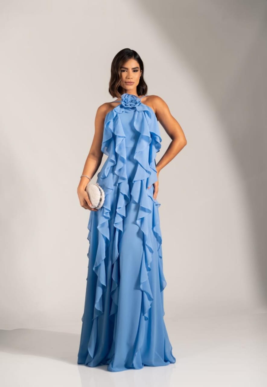 Vestido Azul serenity tamanho M