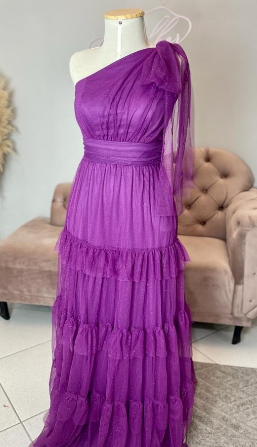 Vestido Violeta Tamanho P