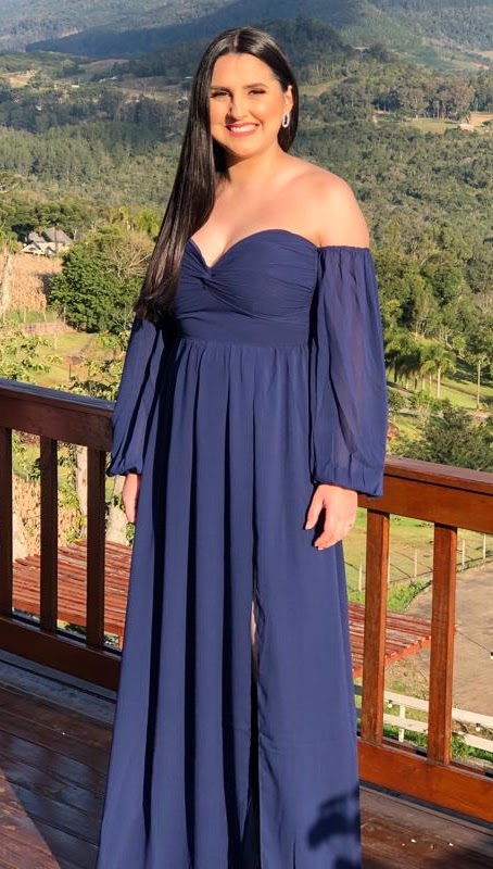 Vestido Azul marinho tamanho P