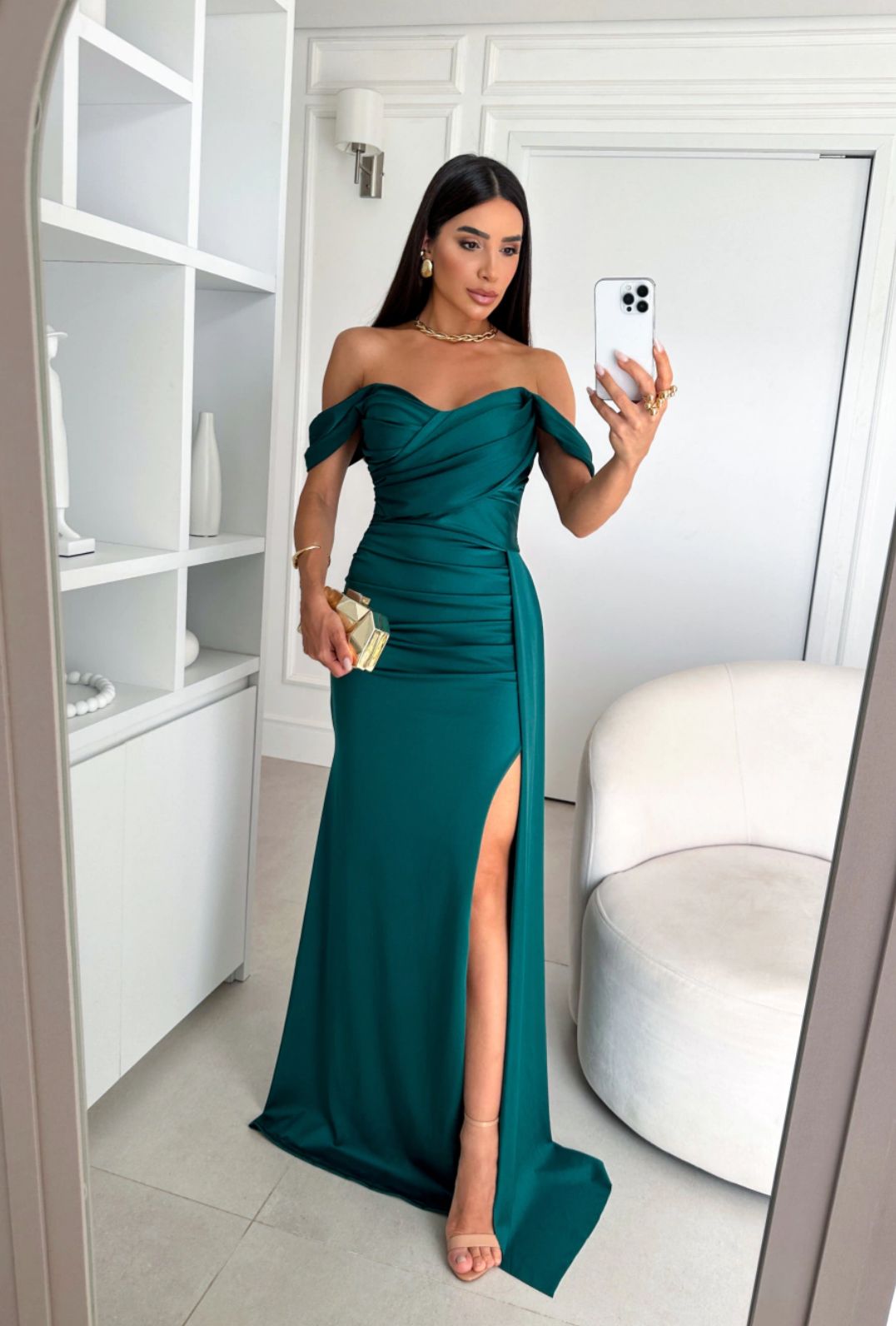 Vestido Verde Esmeralda tamanho P