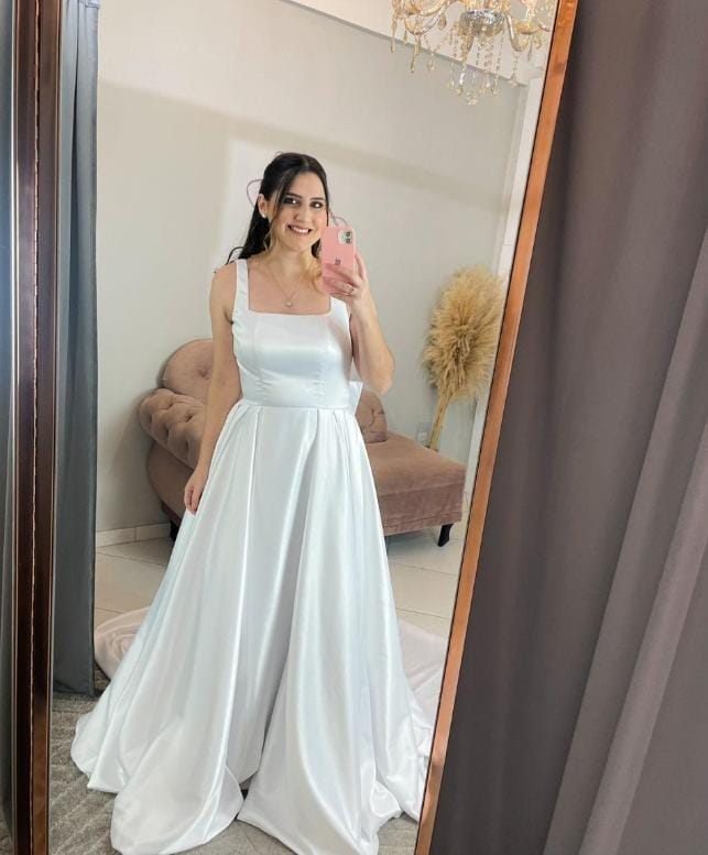 Vestido de Noiva Tamanho M 