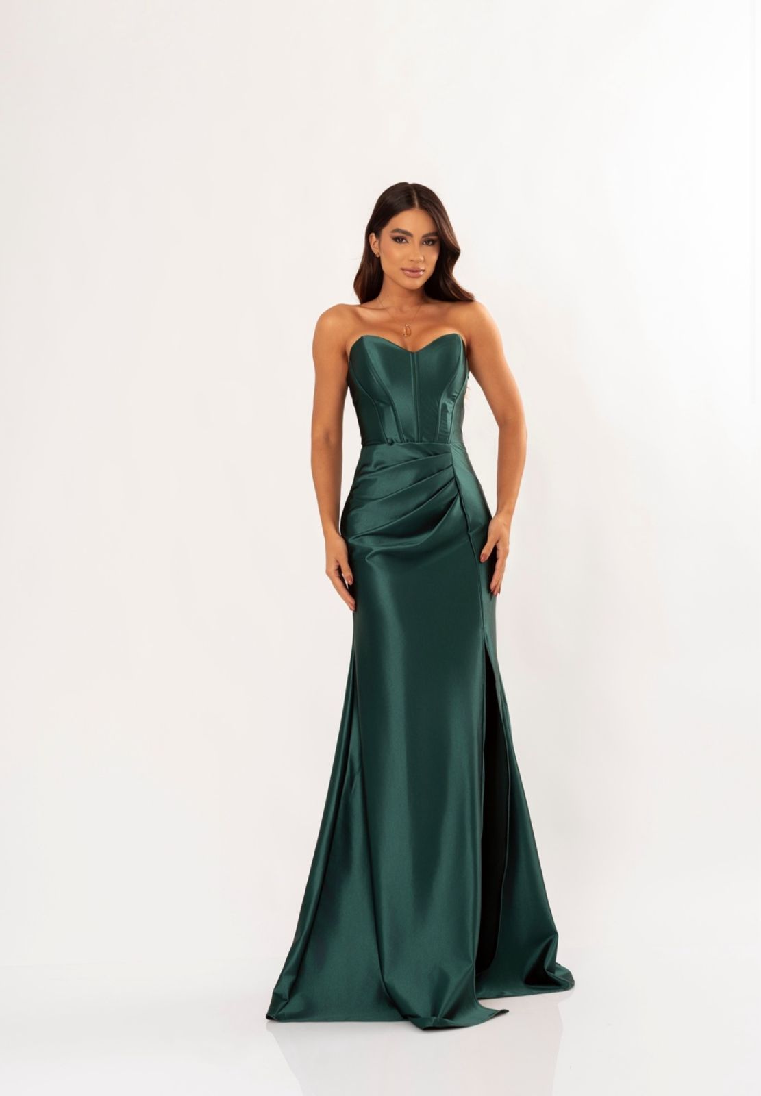 Vestido Verde Esmeralda tamanho GG