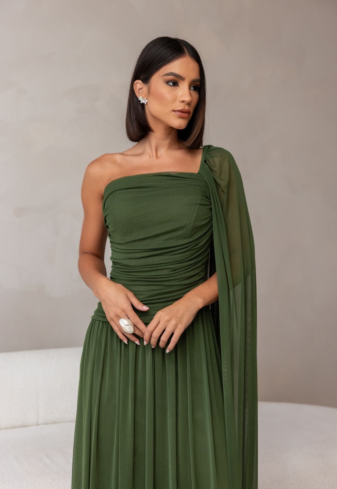 Vestido Verde Oliva tamanho M