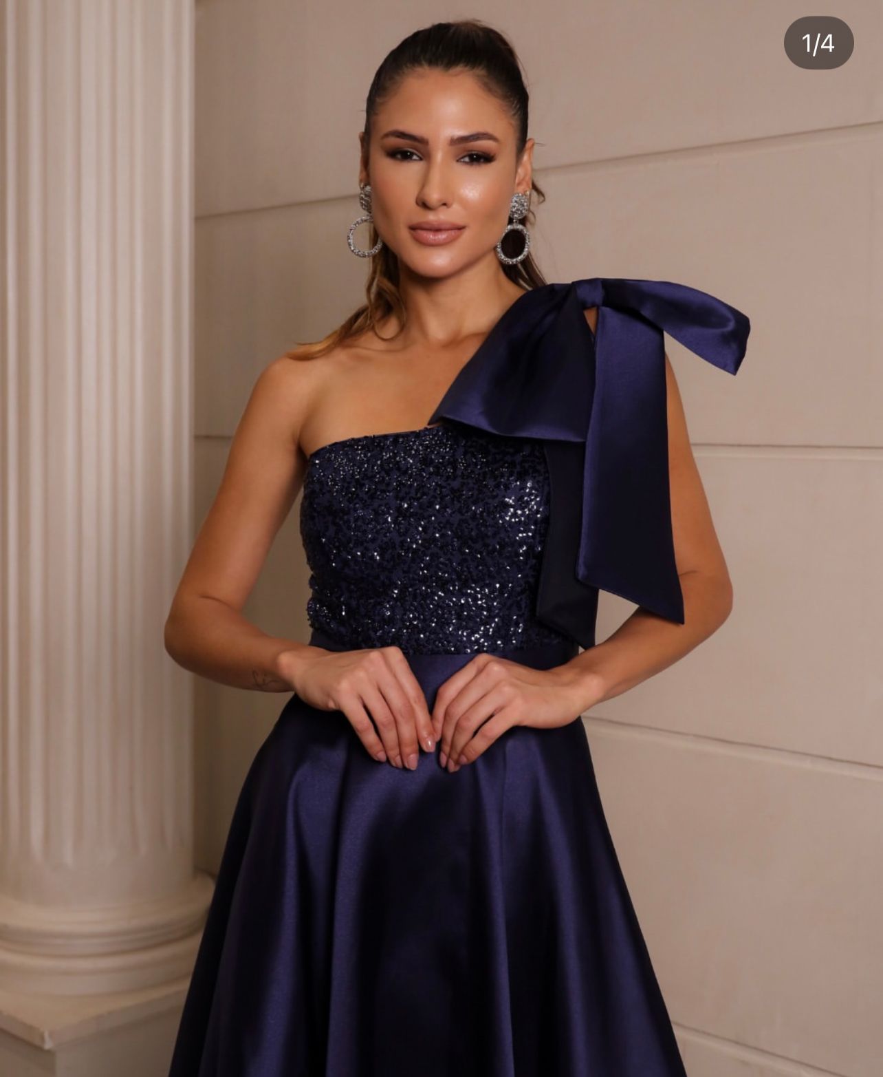 Vestido Azul Marinho tamanho G