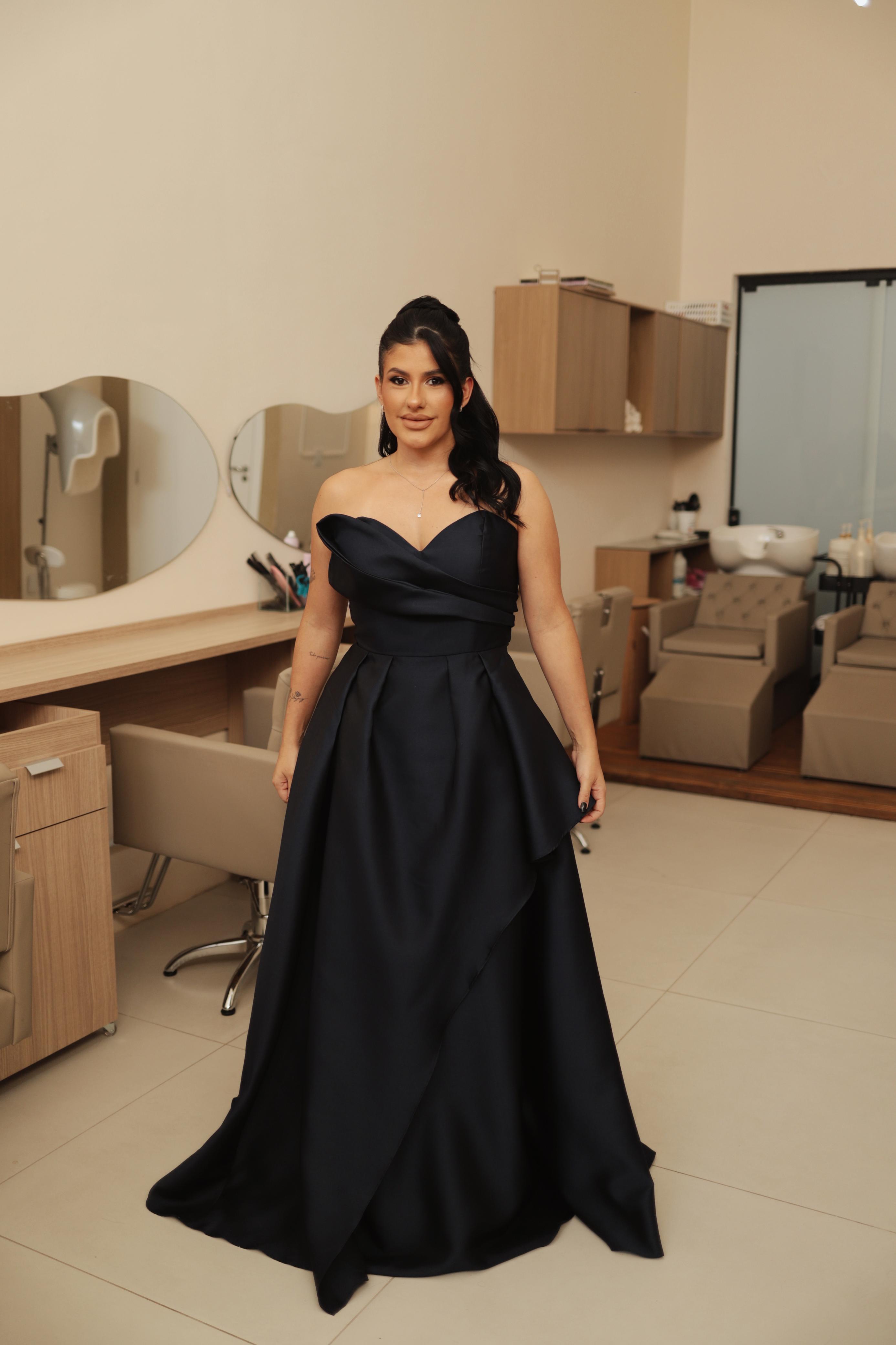 Vestido Azul marinho tamanho M