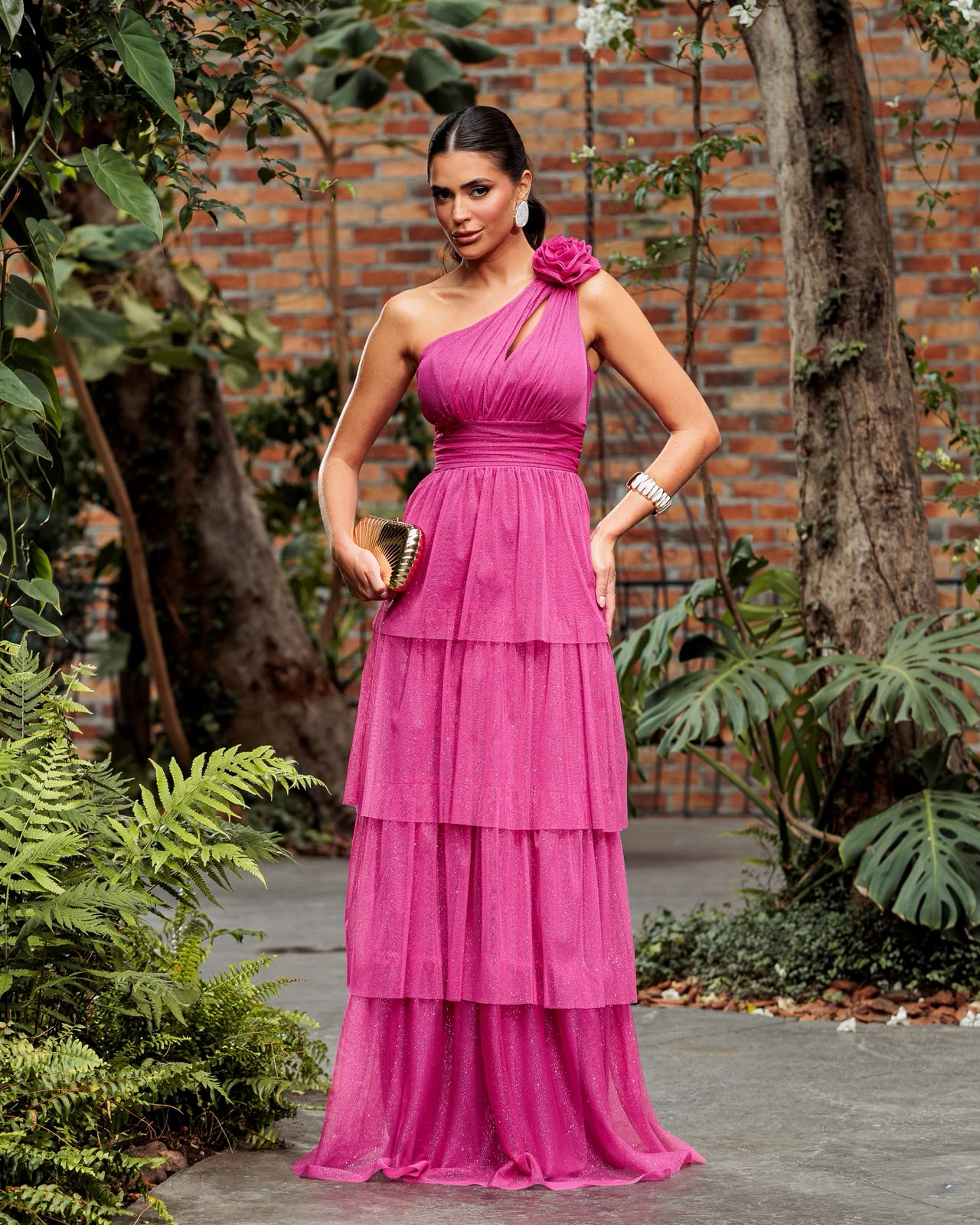 Vestido Rosa Pink tamanho M