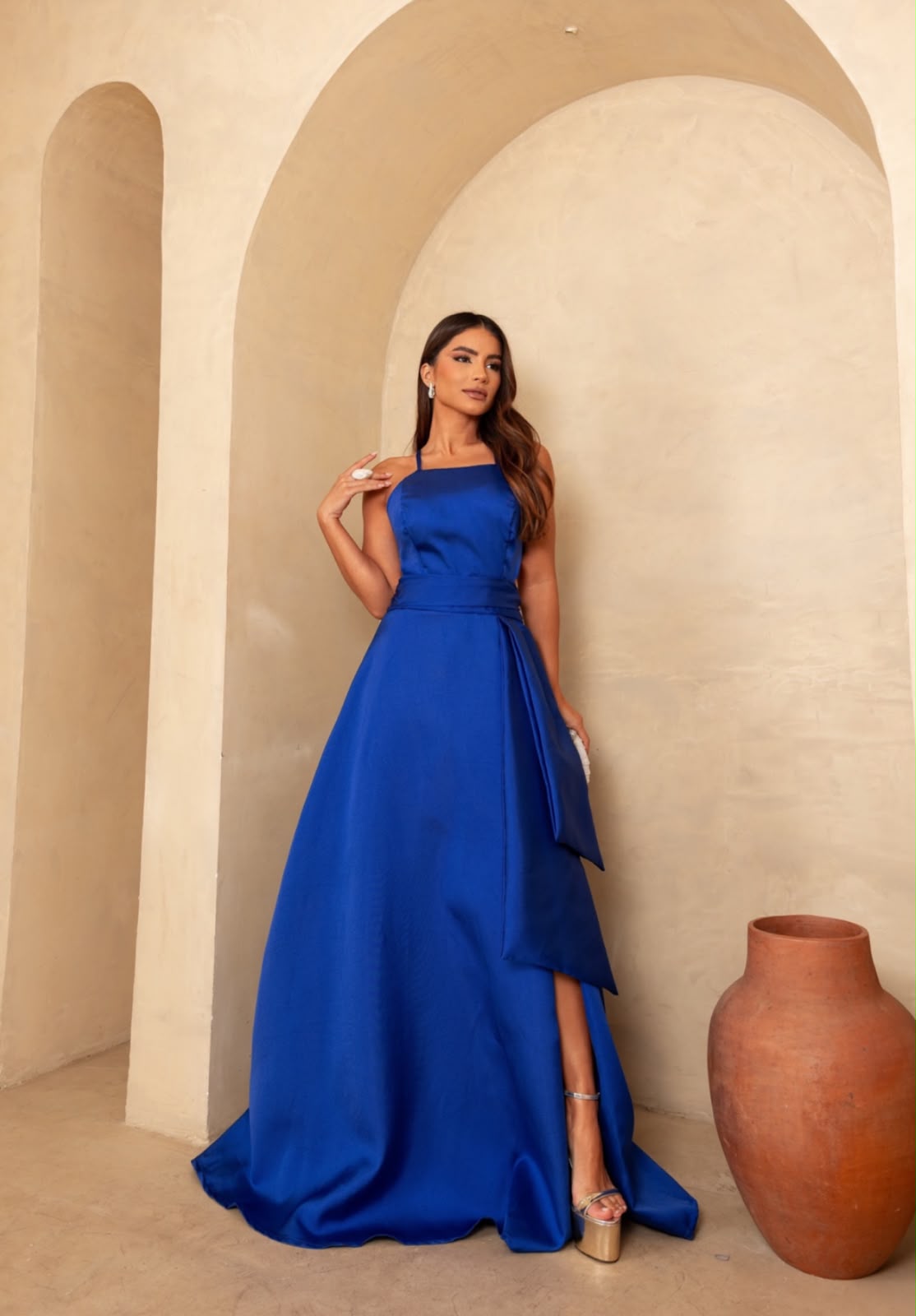 Vestido Azul Royal tamanho P