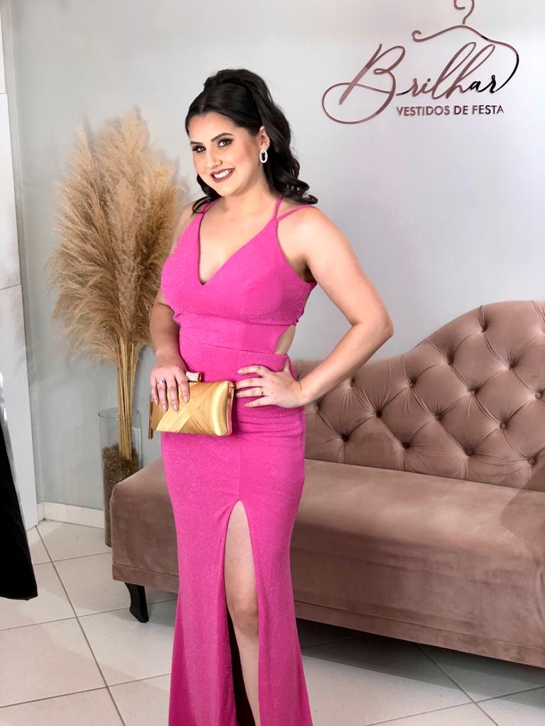 Vestido Rosa Pink tamanho M 