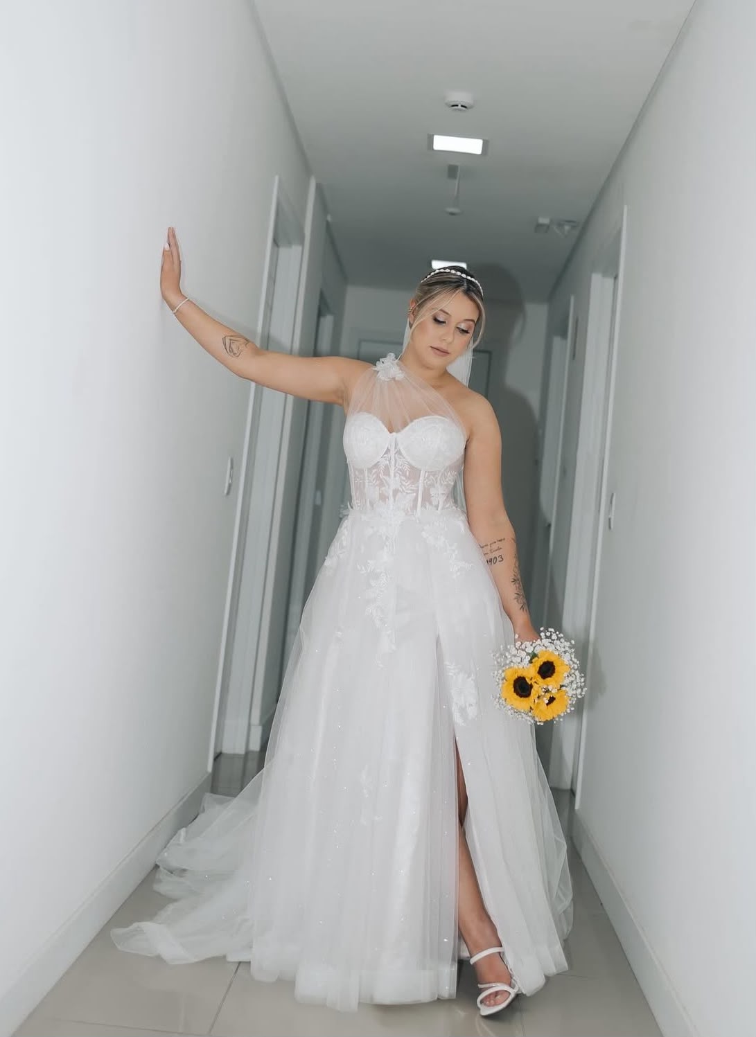 Vestido de Noiva Tamanho M 