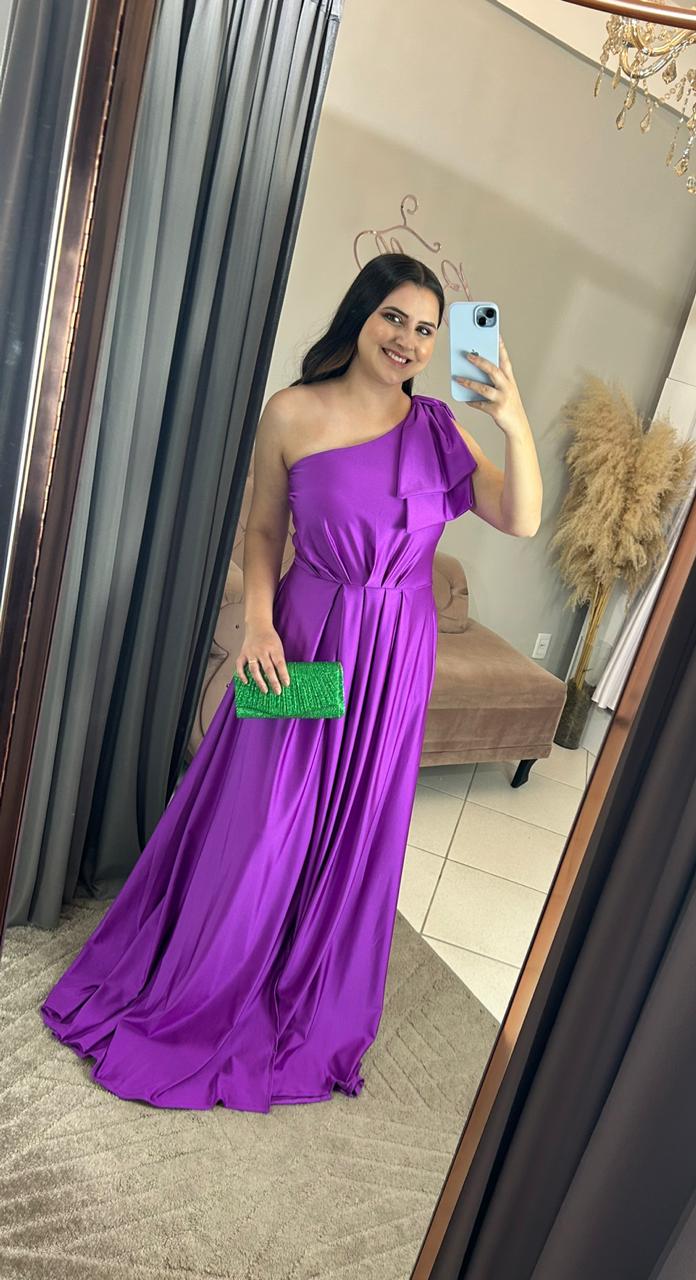 Vestido Violeta Tamanho M
