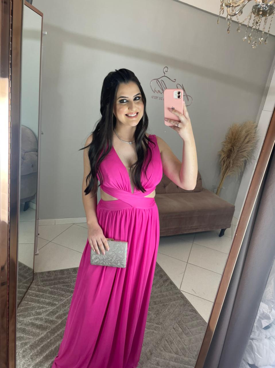 Vestido Rosa Pink tamanho M