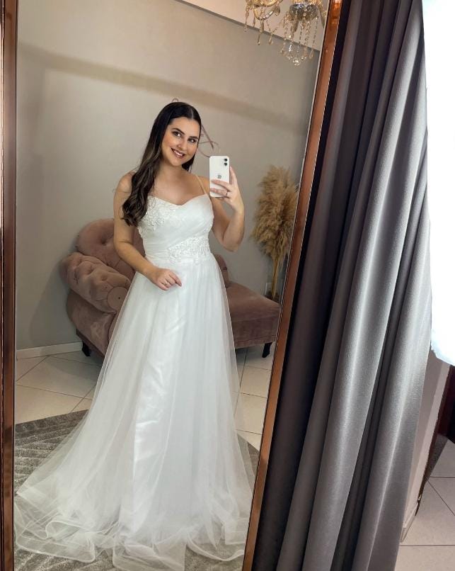Vestido de Noiva Tamanho M