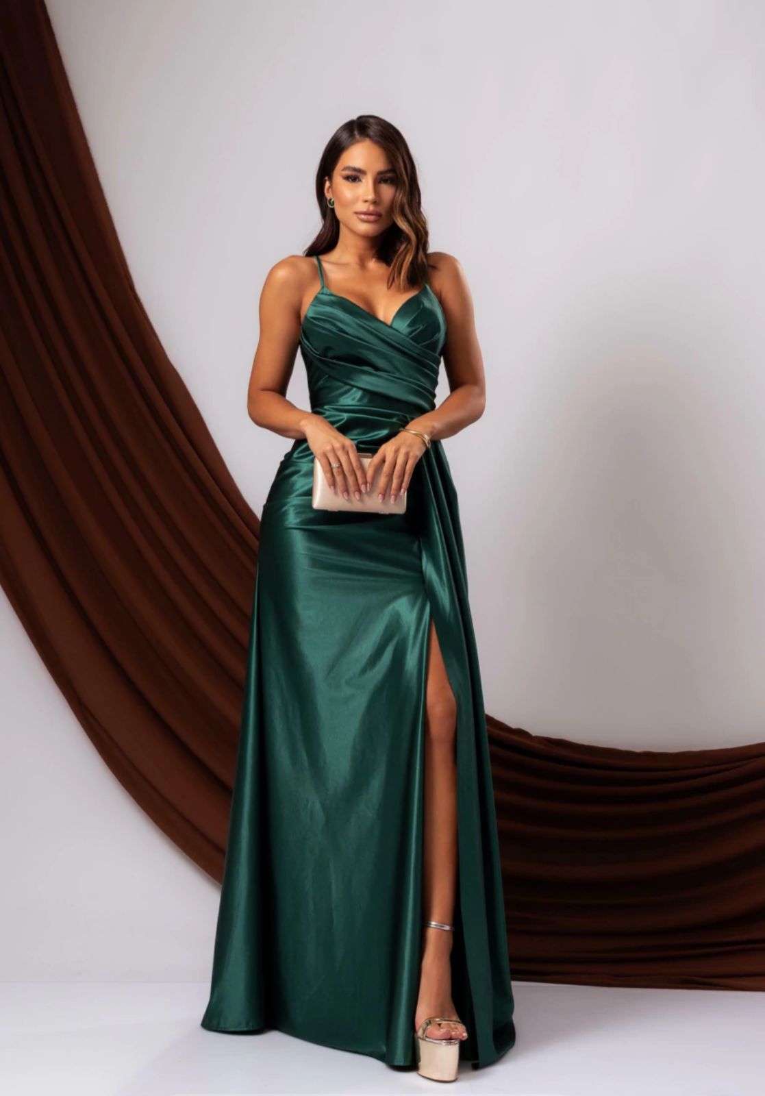 Vestido Verde Esmeralda tamanho G