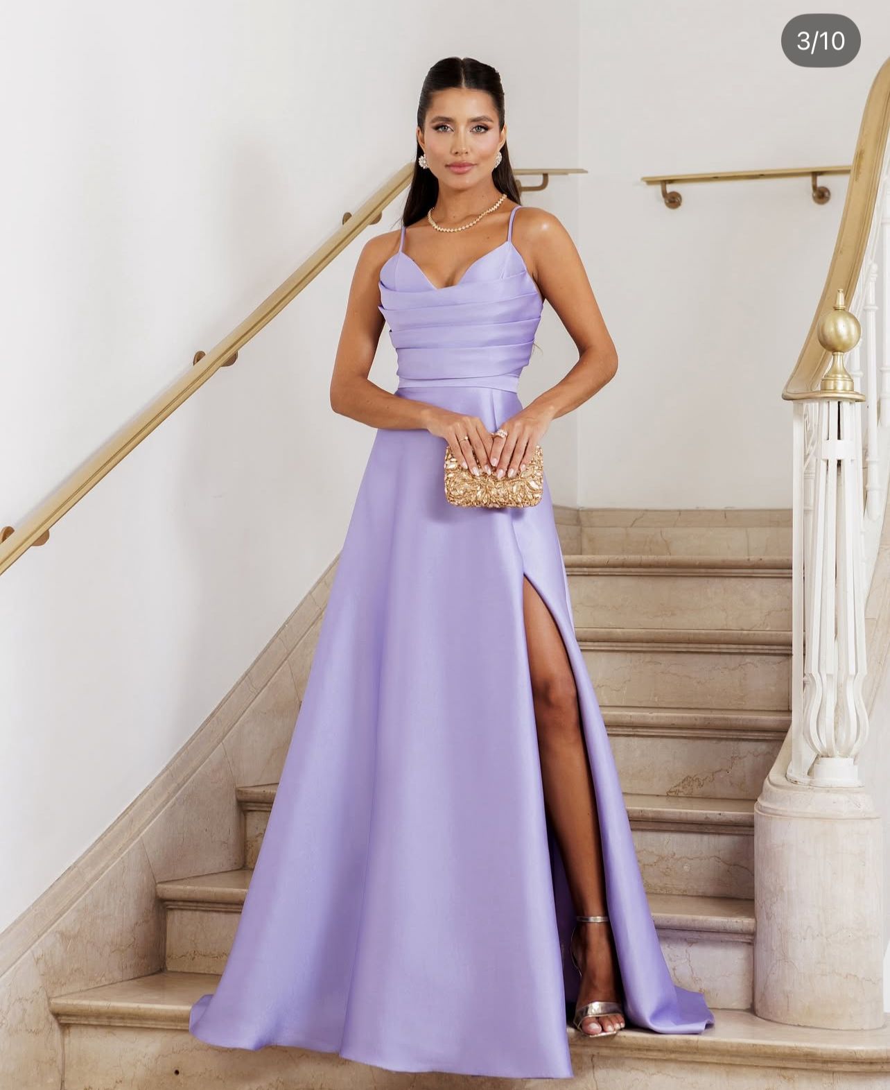 Vestido Lavanda Tamanho GG
