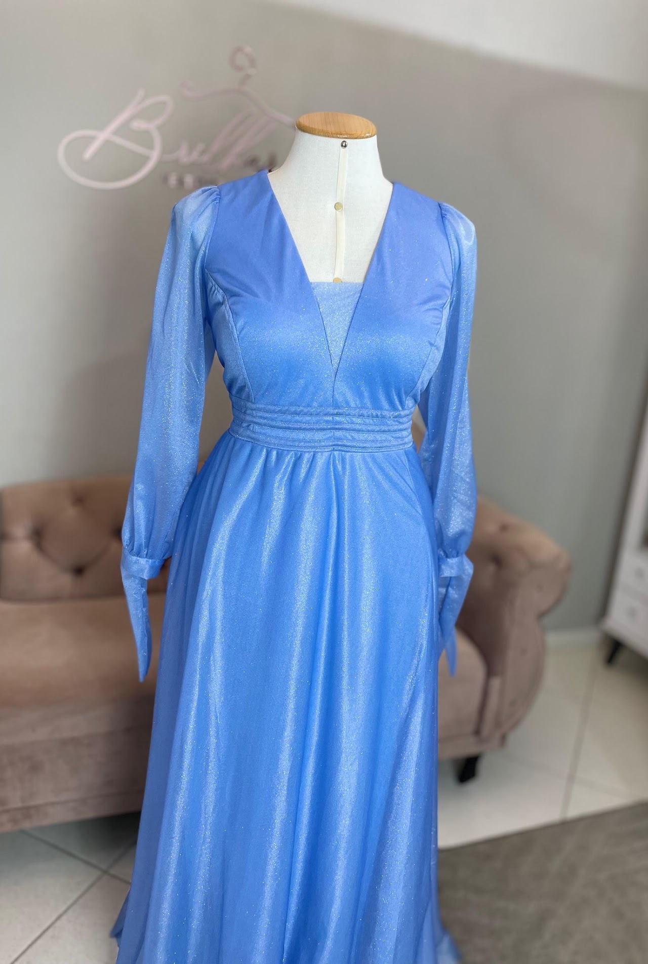 Vestido Azul Serenity Tamanho 52