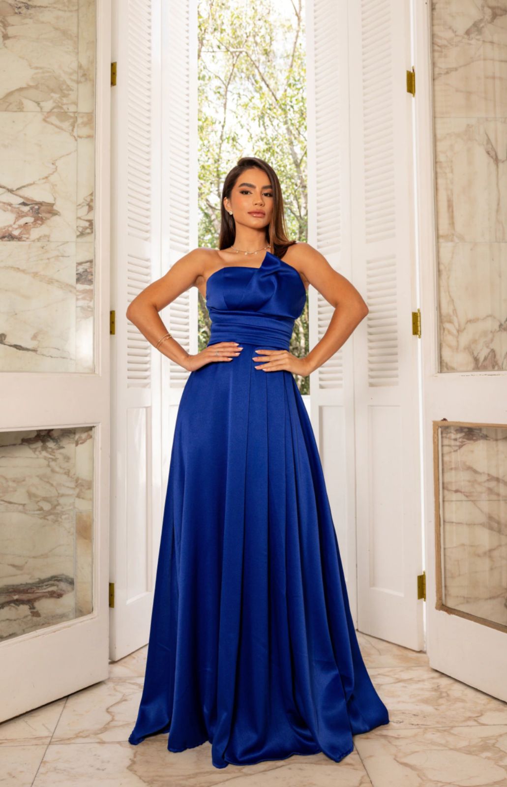 Vestido Azul Royal tamanho P