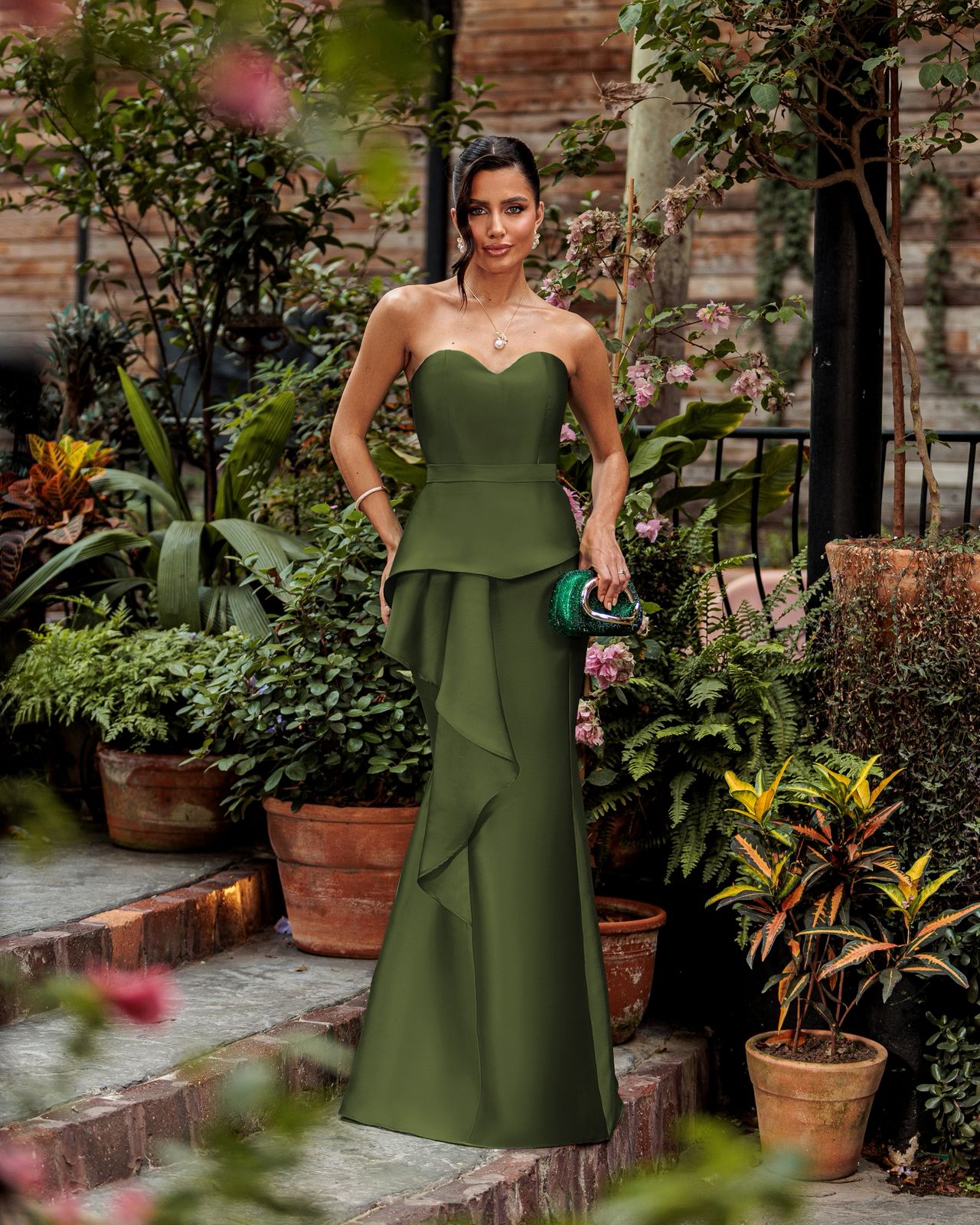 Vestido Verde Oliva tamanho M 