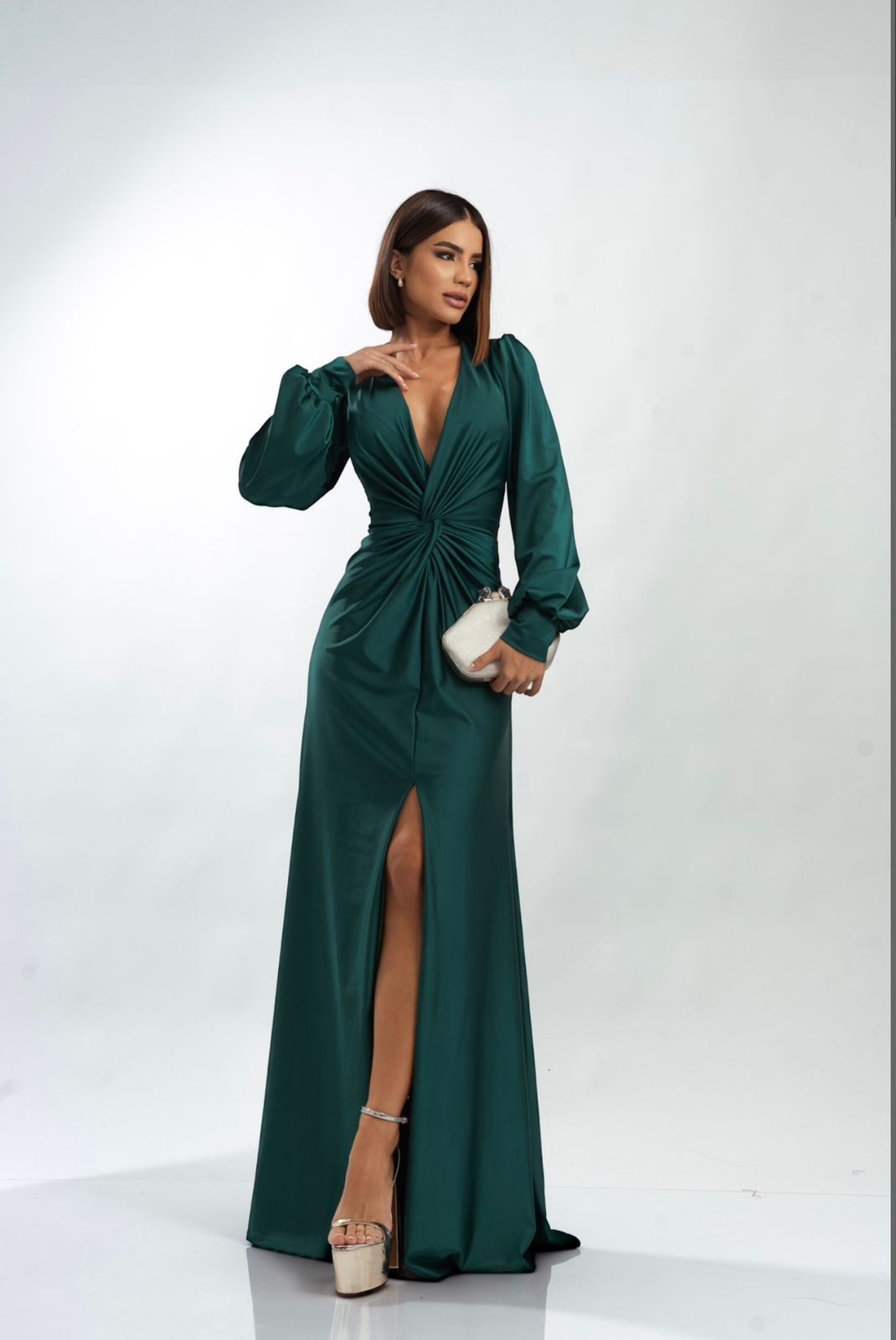 Vestido Verde Esmeralda Tamanho G
