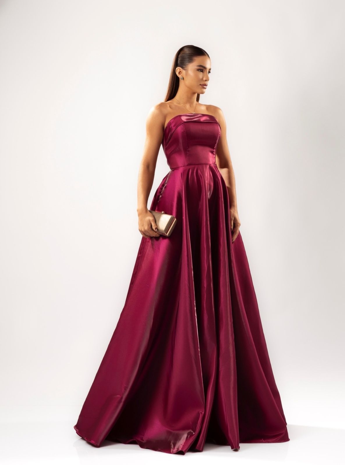 Vestido Marsala tamanho M