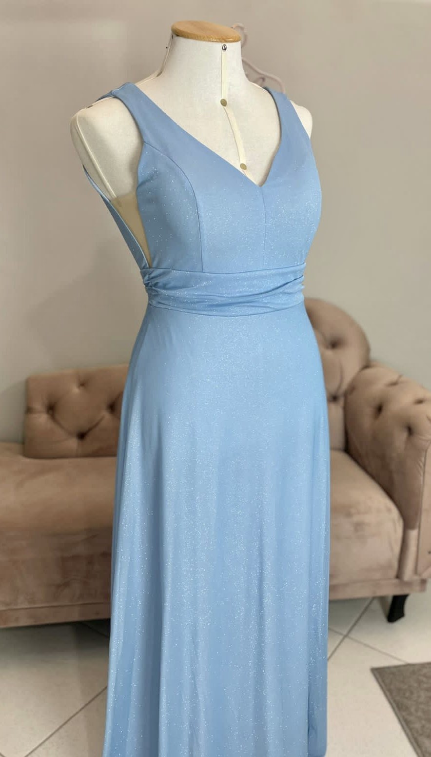 Vestido Azul Serenity Tamanho 48