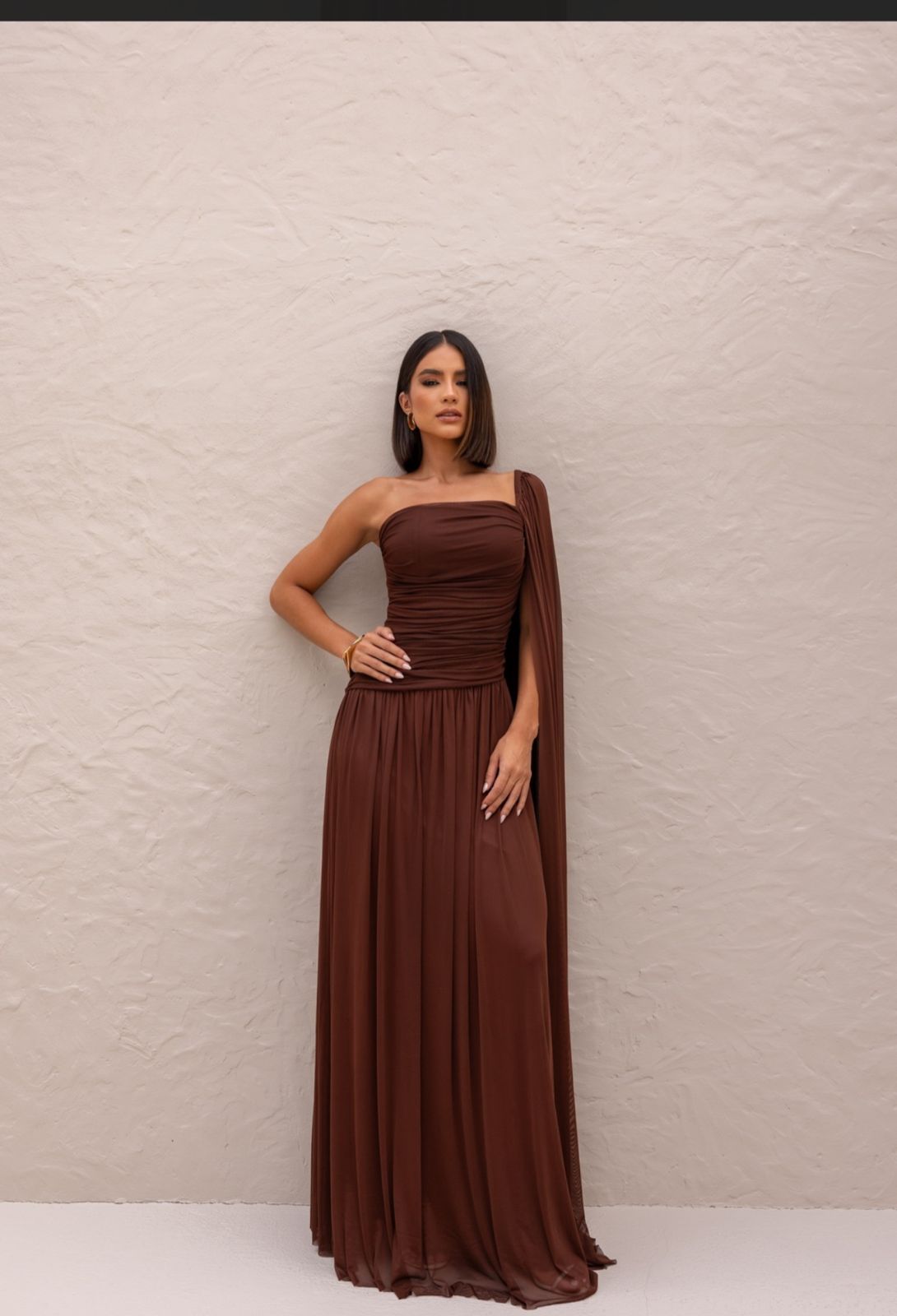 Vestido Marrom tamanho M