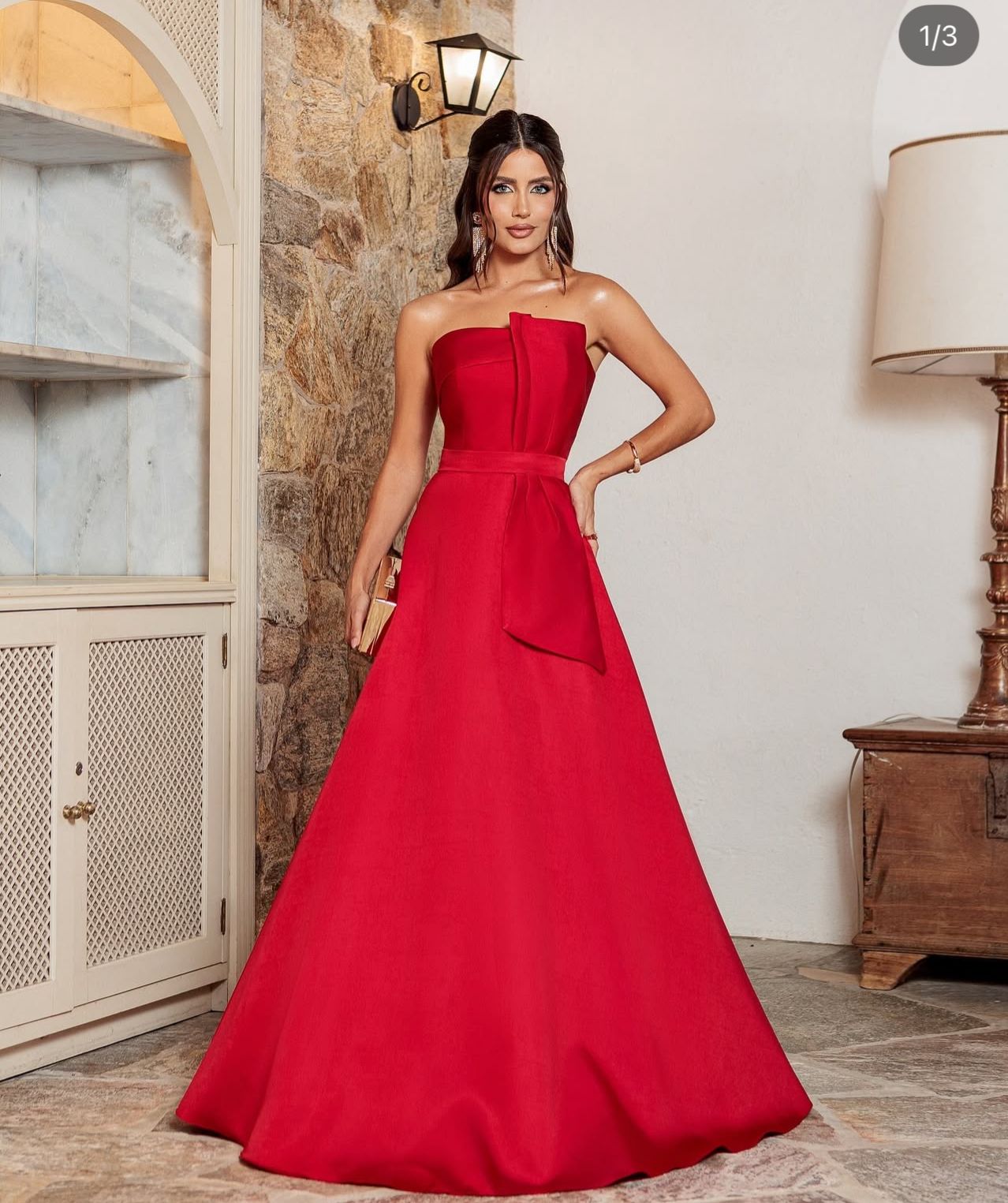 Vestido Vermelho Tamanho GG