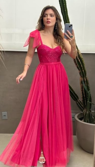 Vestido Rosa Pink Tamanho P