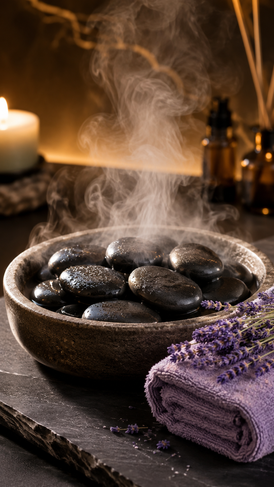 Ritual Masaje con Piedras Calientes