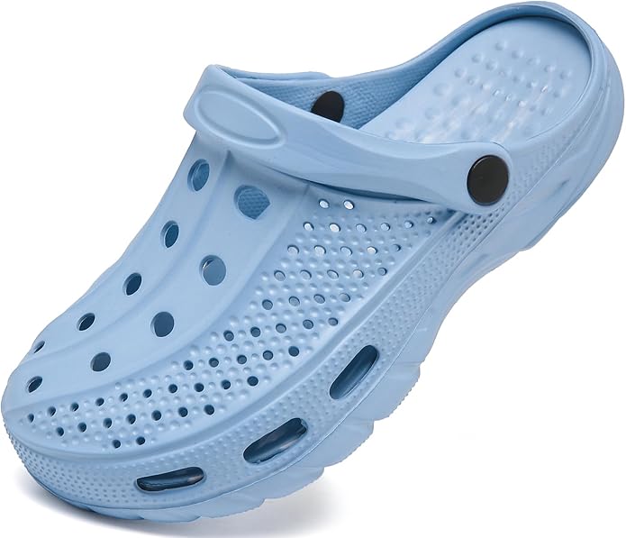 Light Blue Clog Slippers