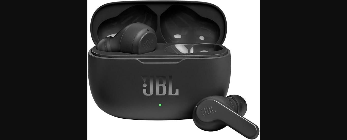 Fone JBL Wave 200 Bluetooth Sem Fio Preto