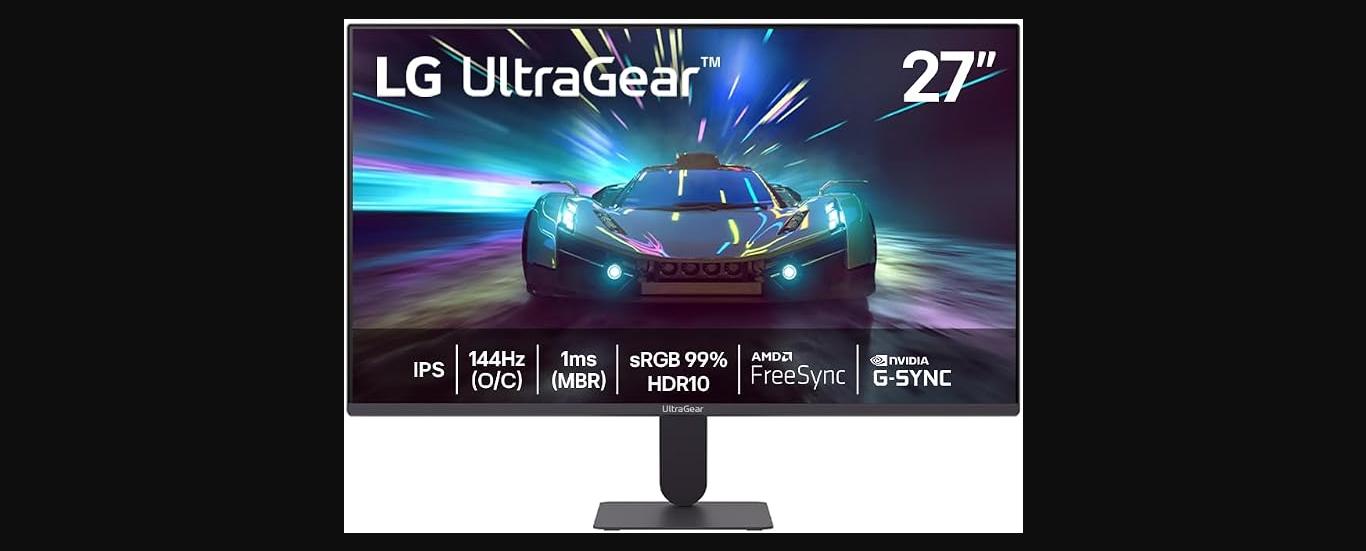 Monitor LG UltraGear 27G411A-B 27" FHD 144Hz G-Sync/FreeSync HDR10