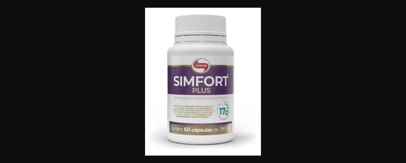 Vitafor Simfort Plus Probióticos Ativos 60 Cápsulas