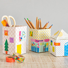 House-Themed Desk Organizer Set