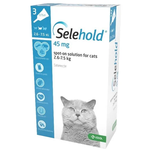 Selehold for Cats 5.1-15 lbs (2.6-7.5 kg) - Blue