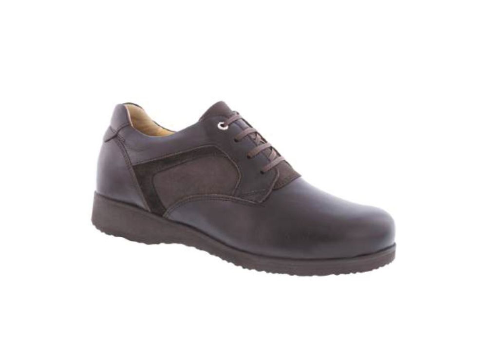 Men's Brown Leather Comfort Shoe | VEW.C.1436