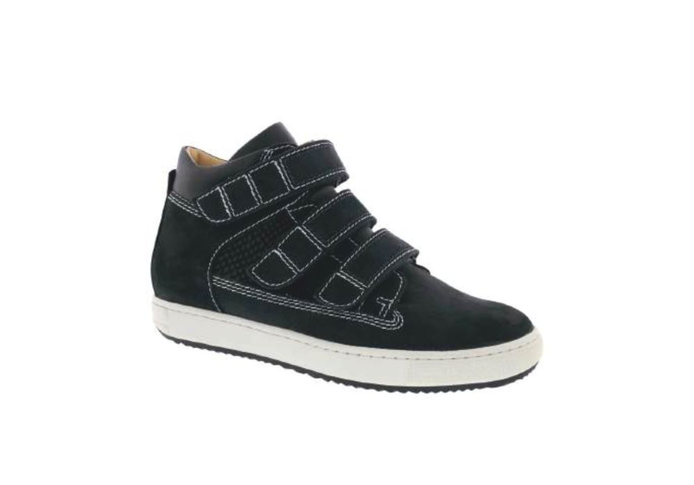 Black Suede Velcro Sneaker | VEW.SB.9802