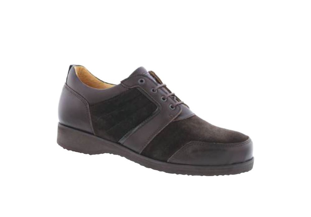 Men's Brown Leather Casual Shoes | VEW.C.1426