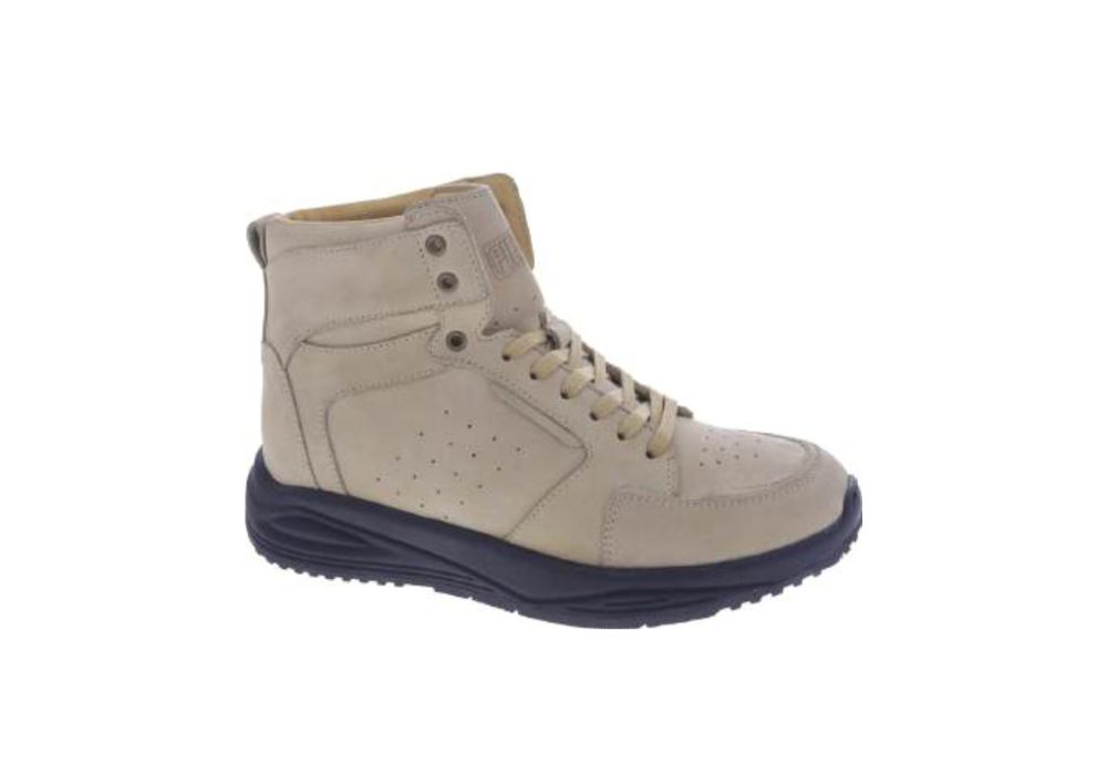 Men's Beige High-Top Sneakers | VEW.SB.1602