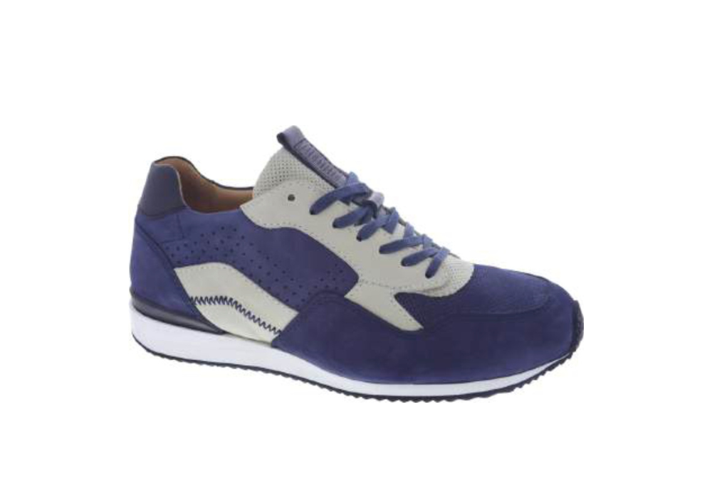 Blue Suede Sneakers