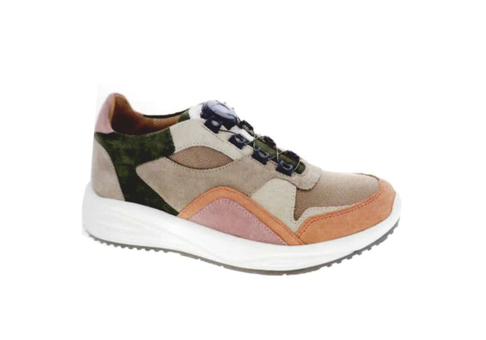 Mixed Suede Colorblock Sneaker | VEW.S.1236