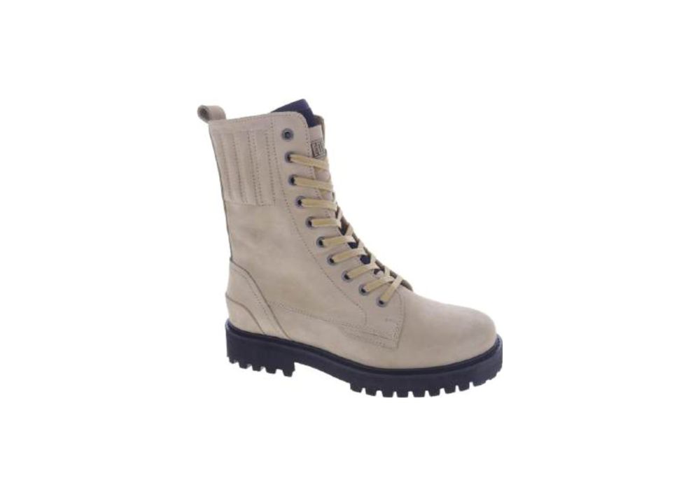 Beige Combat Boot | VEW.B.1698
