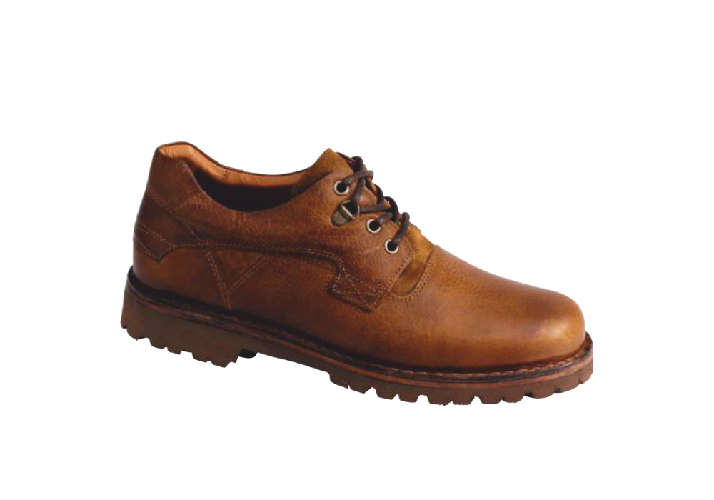 Men's Brown Leather Derby Shoes