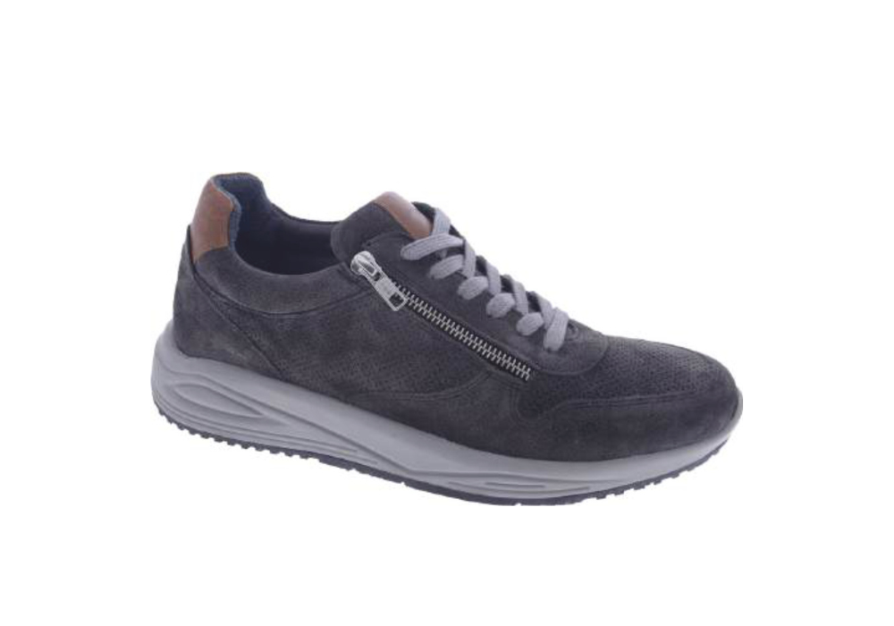 Men's Grey Suede Sneaker