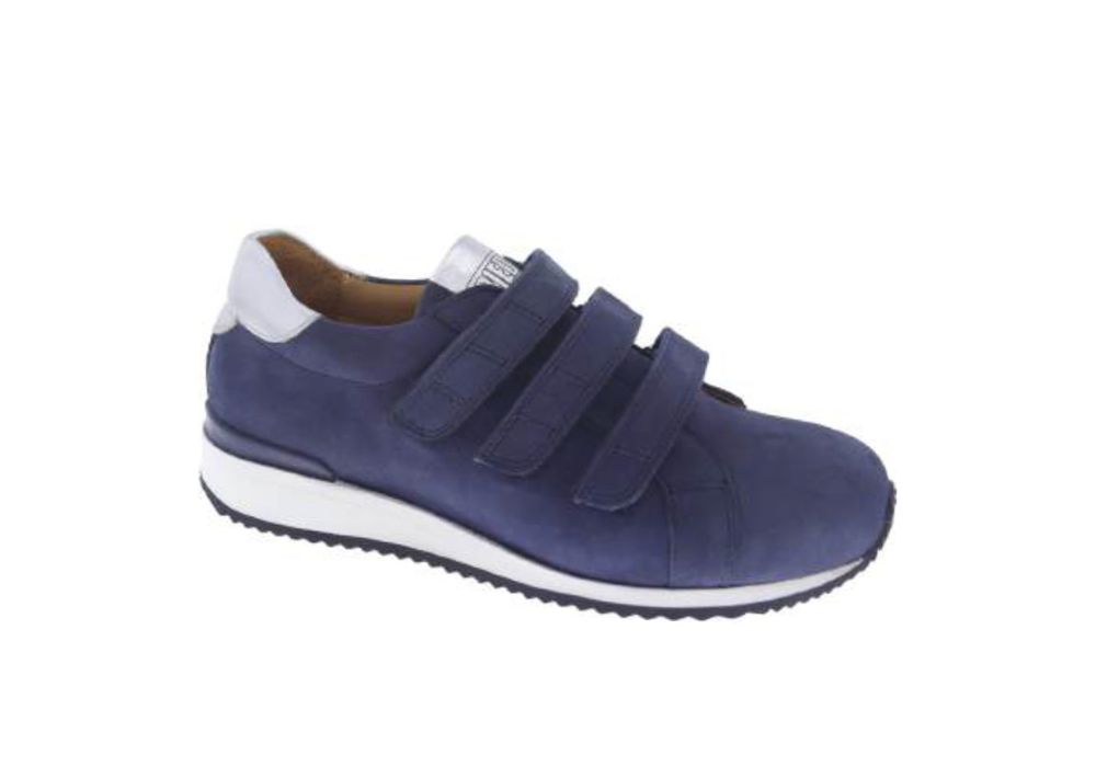 Navy Blue Velcro Sneakers | VEW.S.5602