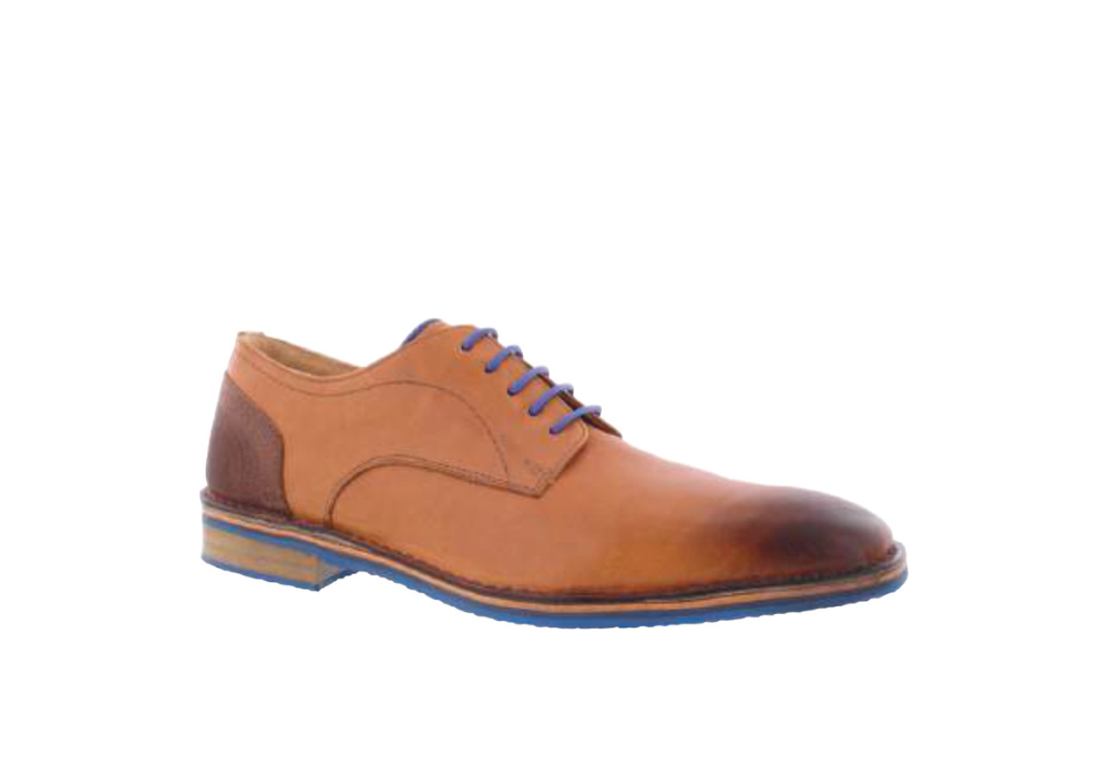 Classic Brown Leather Derby Shoe
