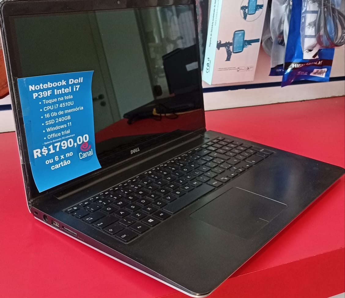 Notebook Dell P39F Intel i7