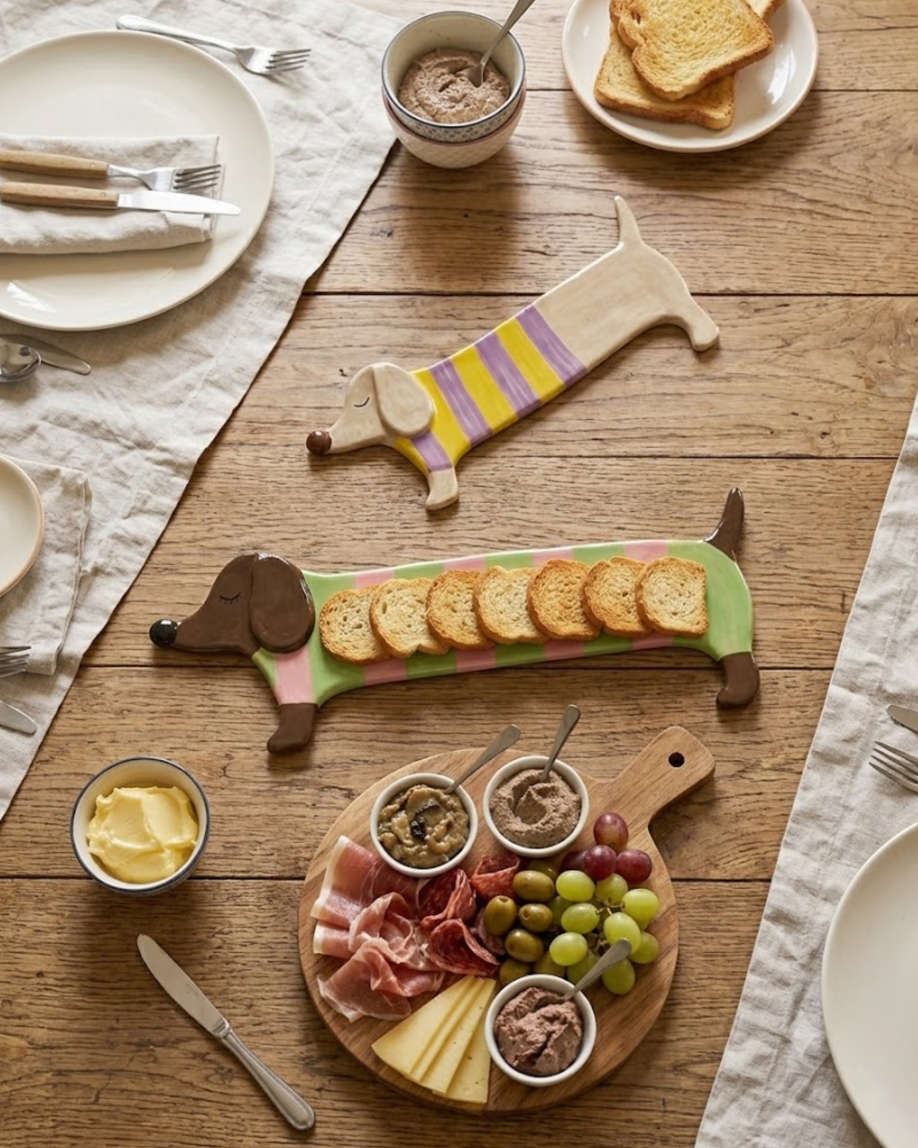 Salsichinha - Decorativo & Porta Torradas/Biscoitos