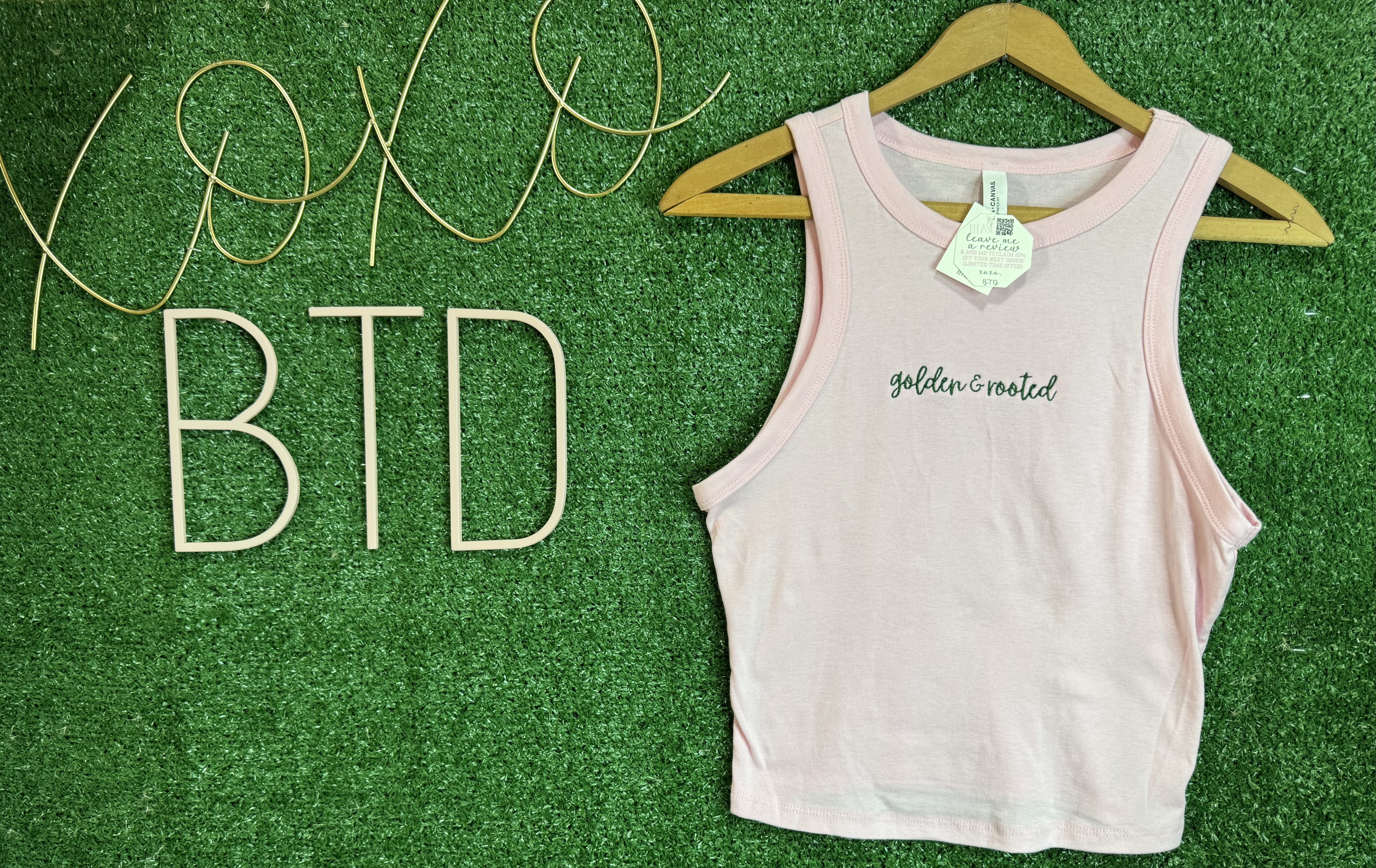 Pink Sleeveless Crop Top