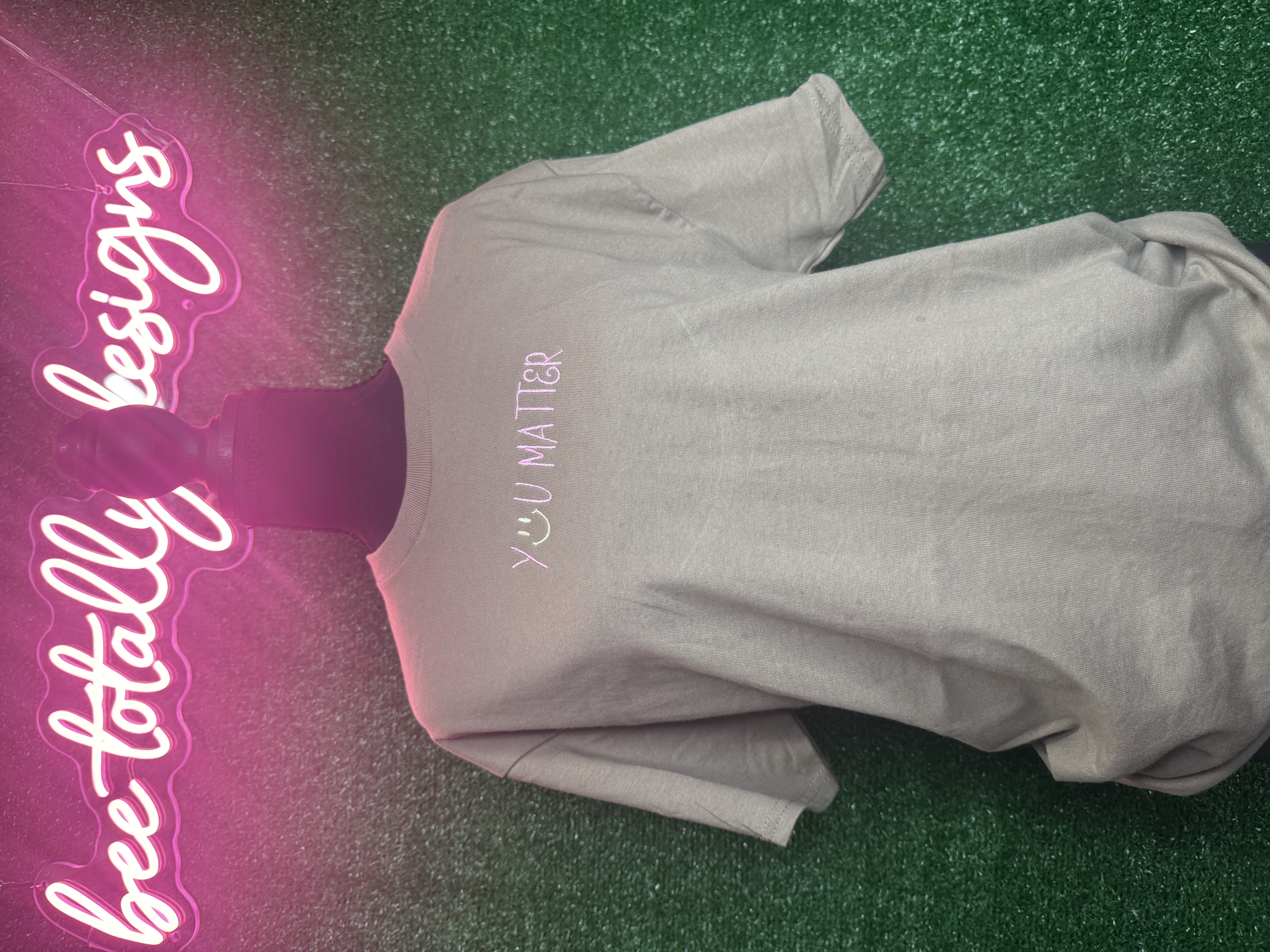 You Matter Embroidered Tee